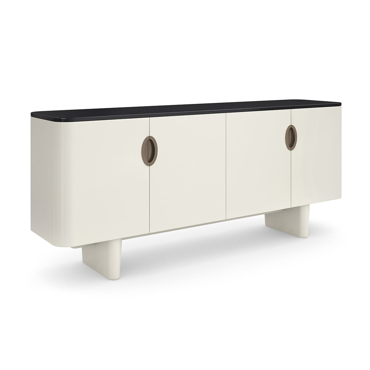 Paragon Sideboard – Blanc | Caracole Fall 2024 | Elegant Contemporary Luxury Exclusive Designer Furniture