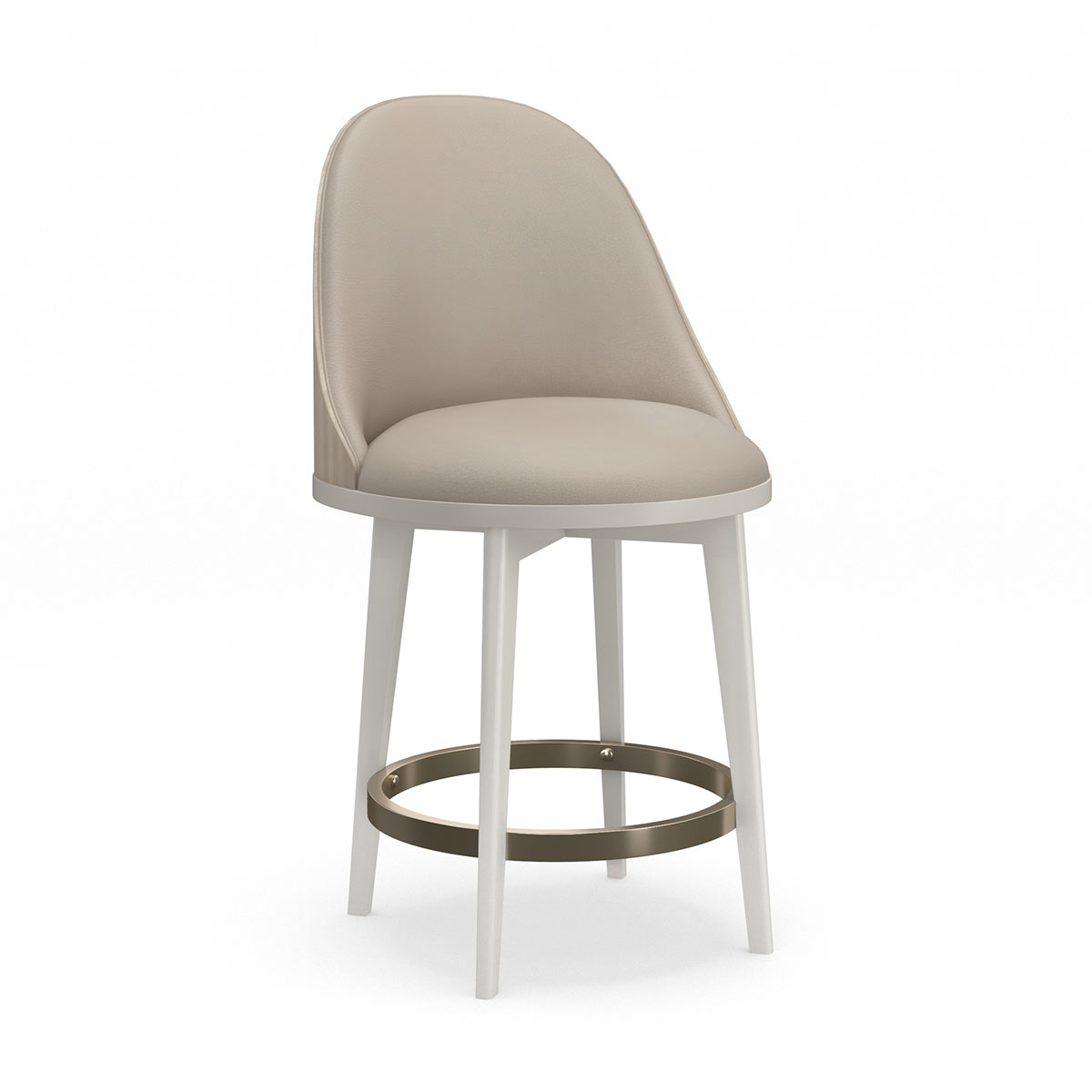 Another Round Counter Stool | Caracole Classic Collection | Elegant Contemporary Luxury Exclusive Designer Furniture