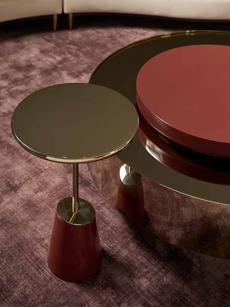 Radius Cocktail Table | Caracole Classic Collection | Elegant Contemporary Luxury Exclusive Designer Furniture