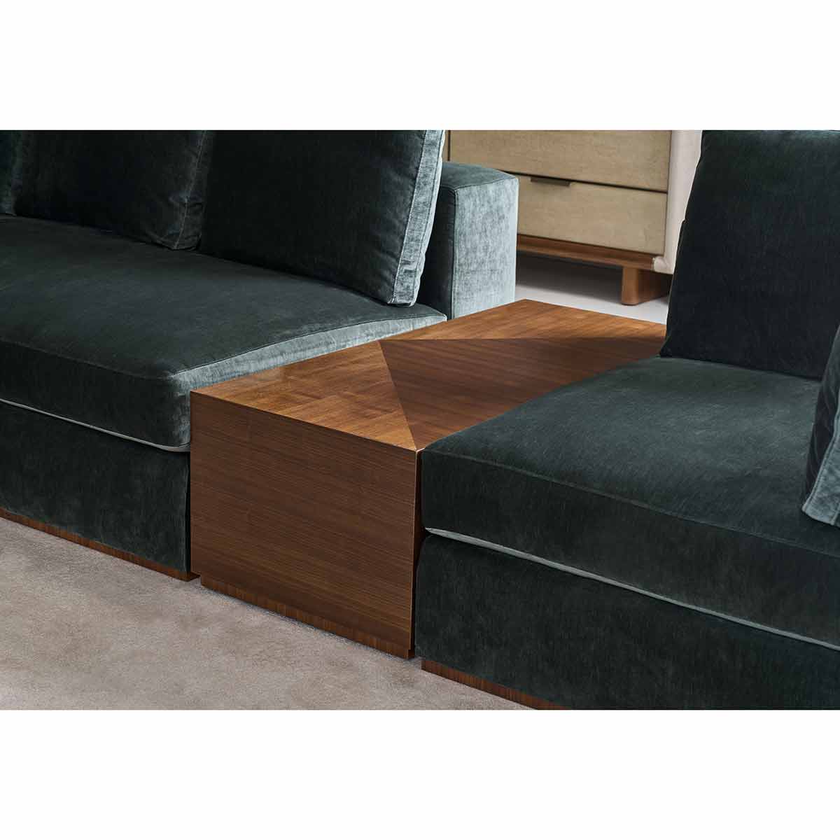 Bello Sectional - Rectangle Cocktail Table | Caracole Classic Collection | Elegant Contemporary Luxury Exclusive Designer Furniture