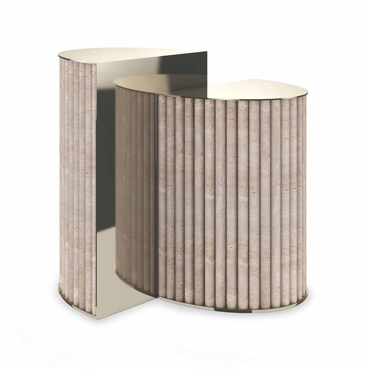 Hewn Accent Table | Caracole Classic Collection | Elegant Contemporary Luxury Exclusive Designer Furniture
