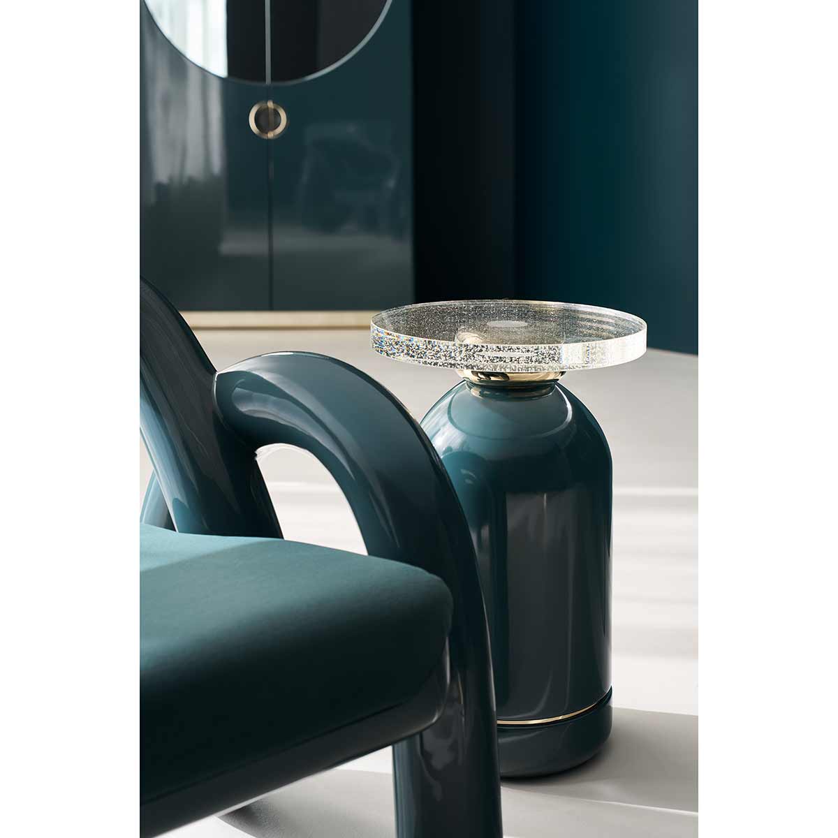 Gelee Accent Table – Apatite | Caracole Classic Collection | Elegant Contemporary Luxury Exclusive Designer Furniture