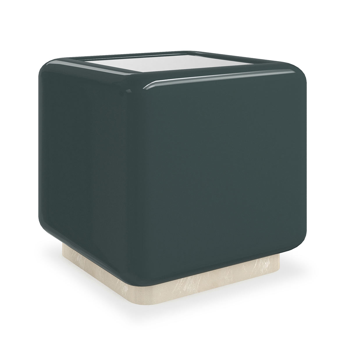Gelee Square End Table – Apatite | Caracole Classic Collection | Elegant Contemporary Luxury Exclusive Designer Furniture