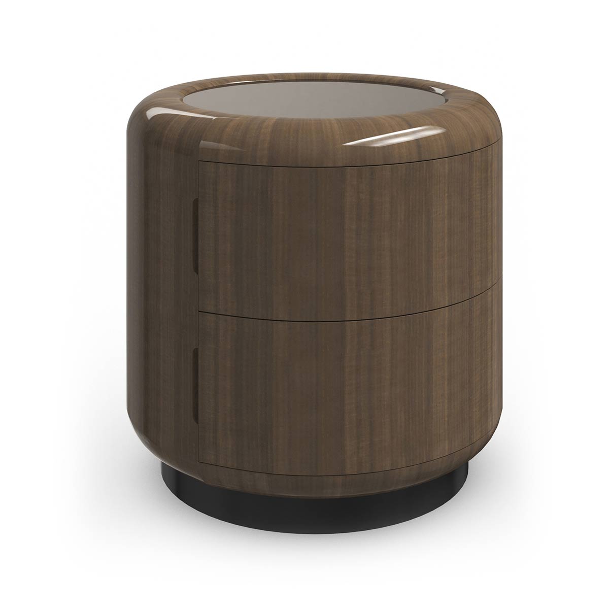 Gelee Round End – Caramello | Caracole Fall 2024 Collection | Elegant Contemporary Luxury Exclusive Designer Furniture