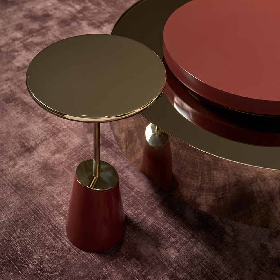 Rosetta Accent Table | Caracole Classic Collection | Elegant Contemporary Luxury Exclusive Designer Furniture