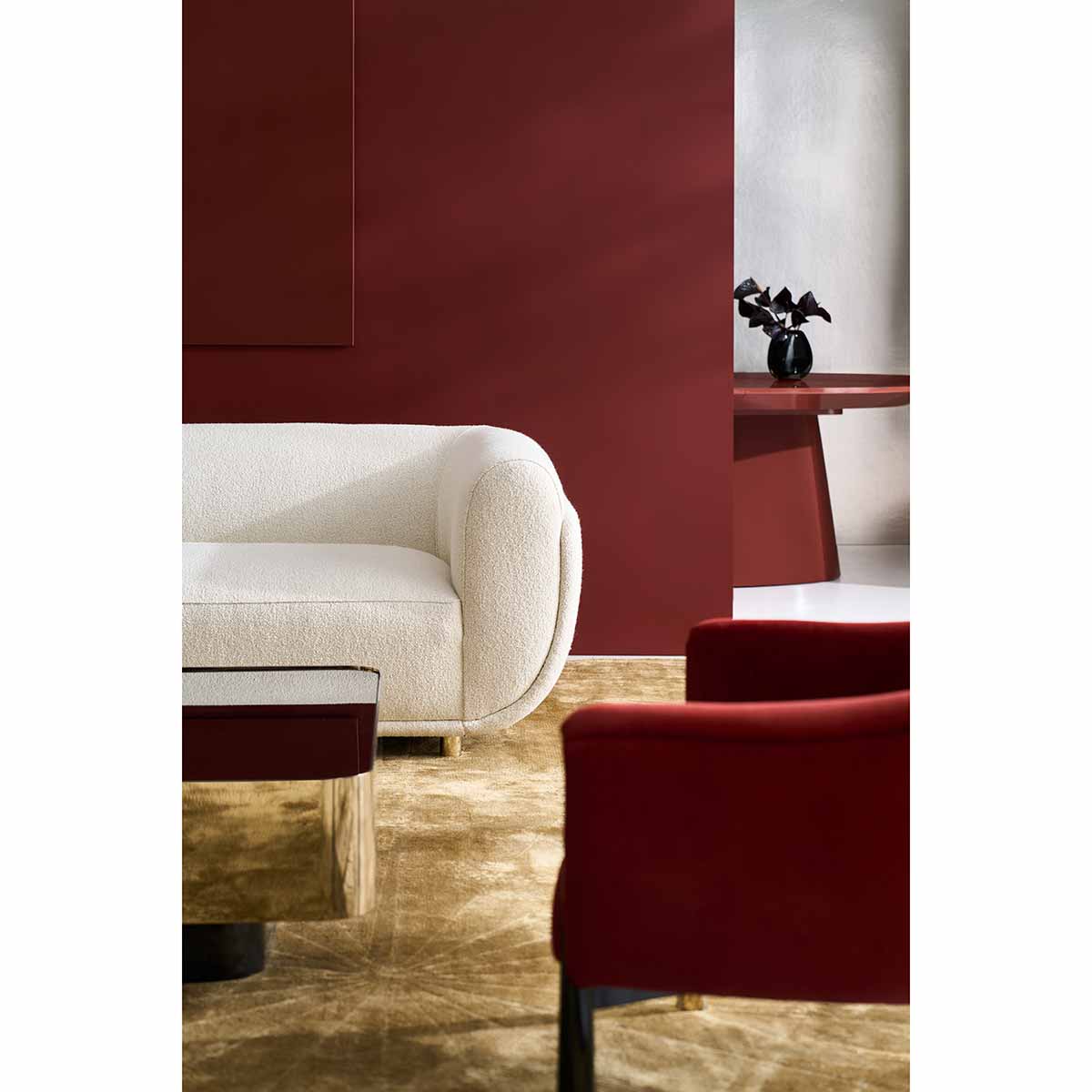 Cocoon Sofa | Caracole Classic Collection | Elegant Contemporary Luxury Exclusive Designer Furniture
