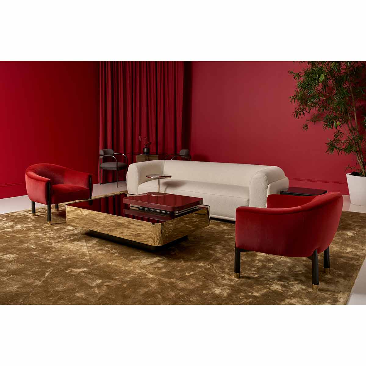 Cocoon Sofa | Caracole Classic Collection | Elegant Contemporary Luxury Exclusive Designer Furniture
