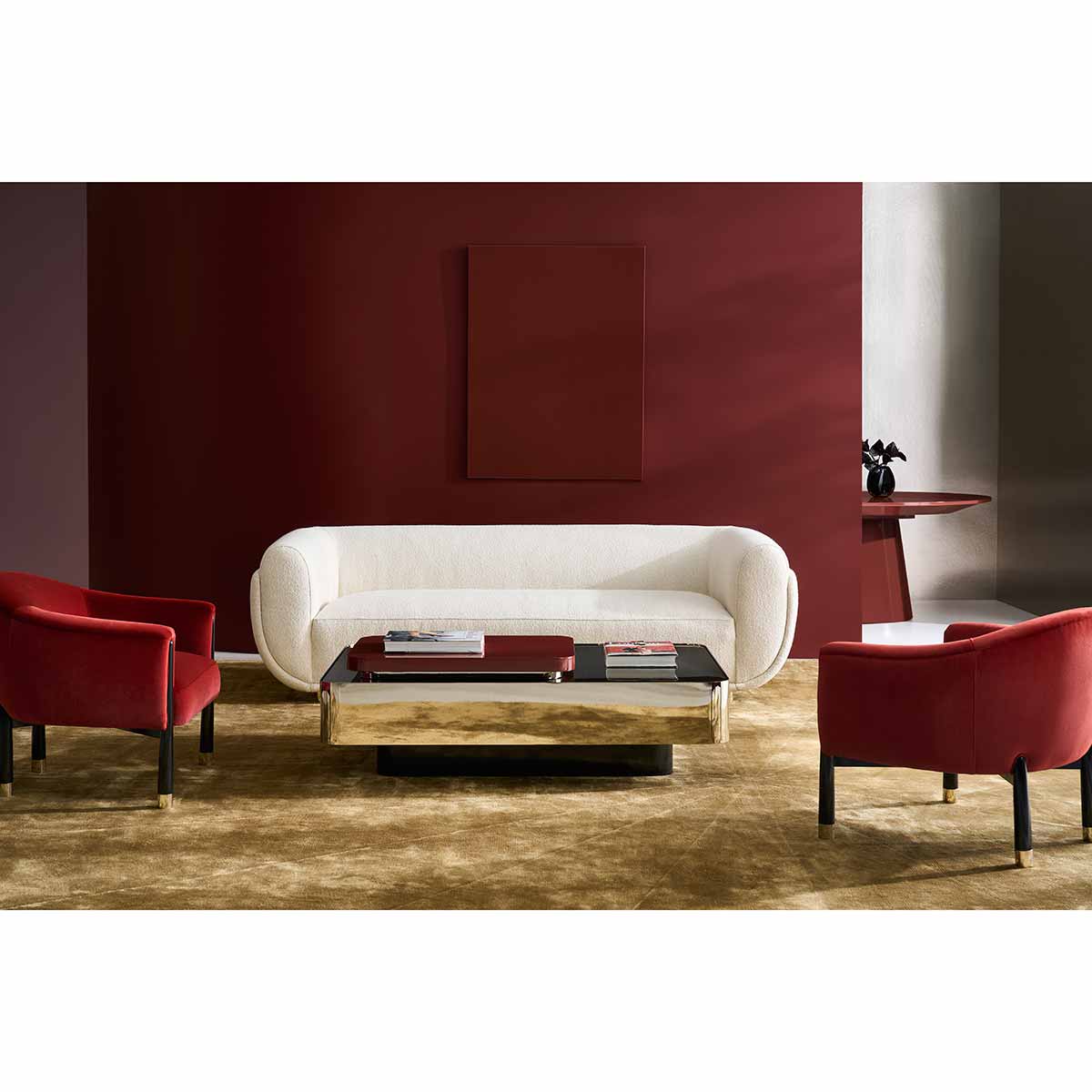 Cocoon Sofa | Caracole Classic Collection | Elegant Contemporary Luxury Exclusive Designer Furniture
