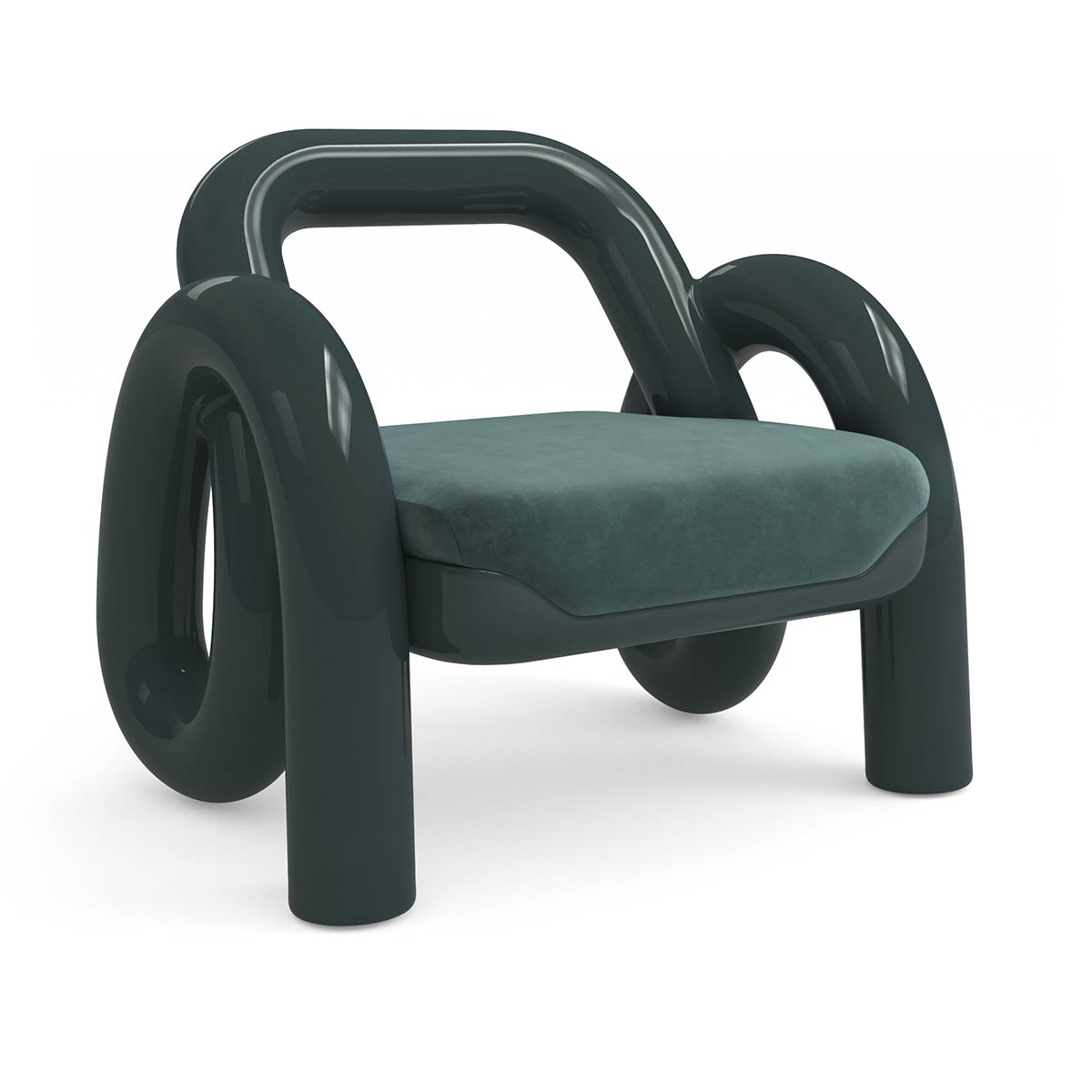 Gelee Accent Chair – Apatite | Caracole Classic Collection | Elegant Contemporary Luxury Exclusive Designer Furniture