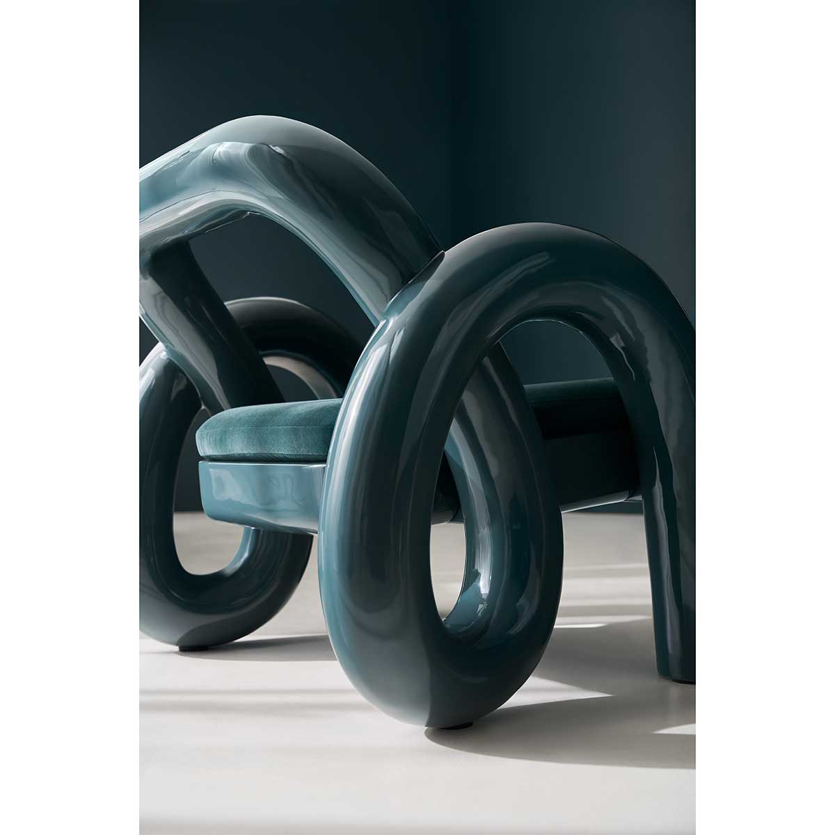 Gelee Accent Chair – Apatite | Caracole Classic Collection | Elegant Contemporary Luxury Exclusive Designer Furniture