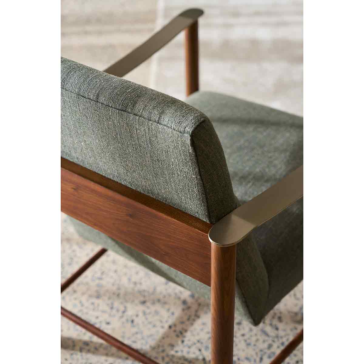 Slant Accent Chair | Caracole Classic Collection | Elegant Contemporary Luxury Exclusive Designer Furniture