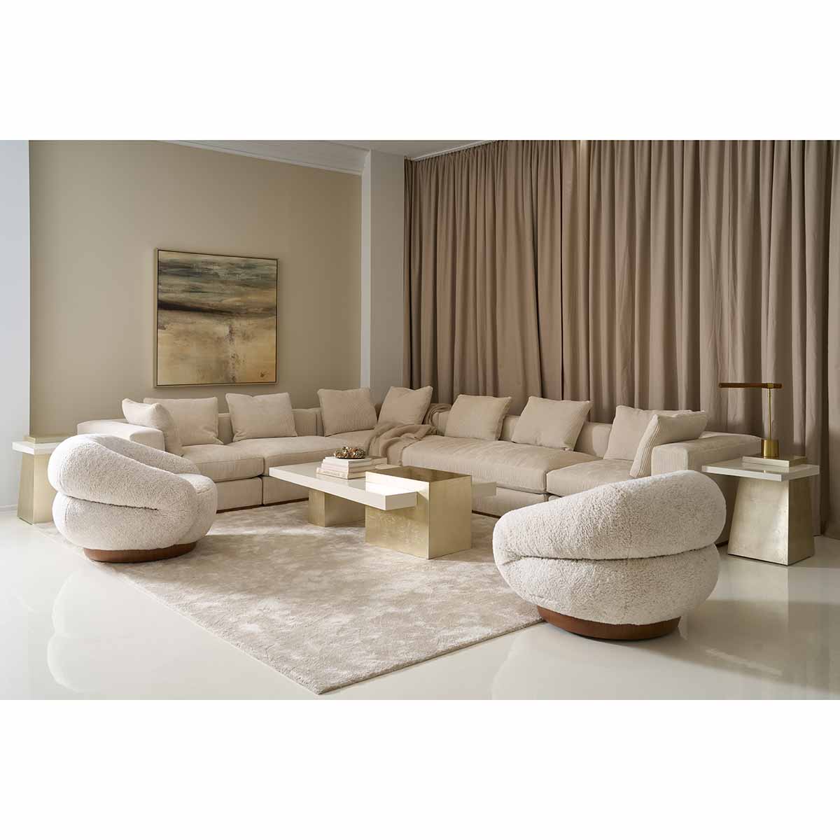 Bello Sectional | Caracole Classic Collection | Elegant Contemporary Luxury Exclusive Designer Furniture