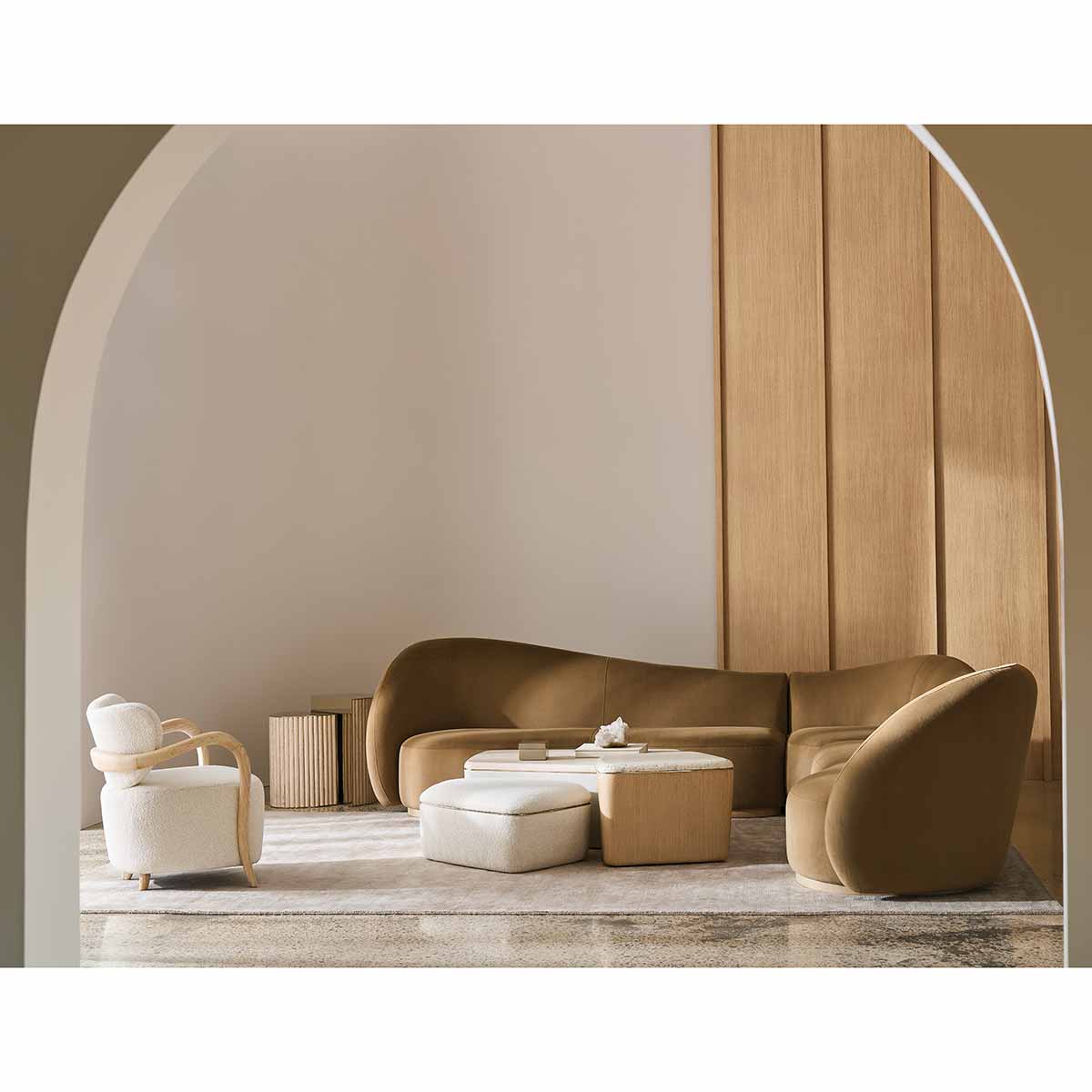 Kalahari Sectional | Caracole Classic Collection | Elegant Contemporary Luxury Exclusive Designer Furniture