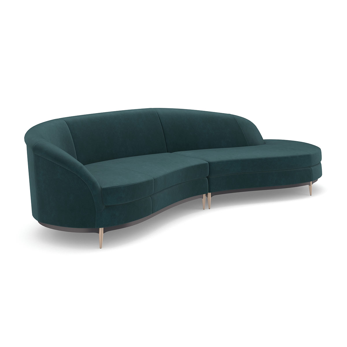 Three’s Company Sectional Sofa | Caracole Classic Collection | Elegant Contemporary Luxury Exclusive Designer Furniture