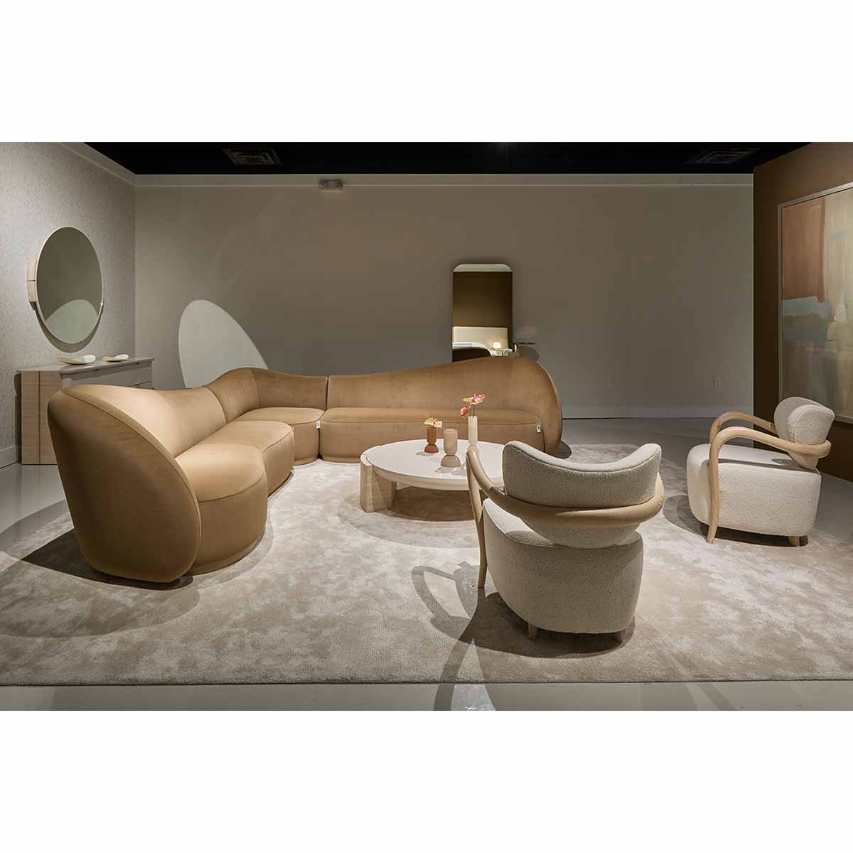 Kalahari Sectional | Caracole Classic Collection | Elegant Contemporary Luxury Exclusive Designer Furniture