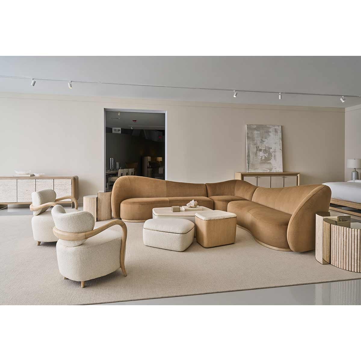 Kalahari Sectional | Caracole Classic Collection | Elegant Contemporary Luxury Exclusive Designer Furniture