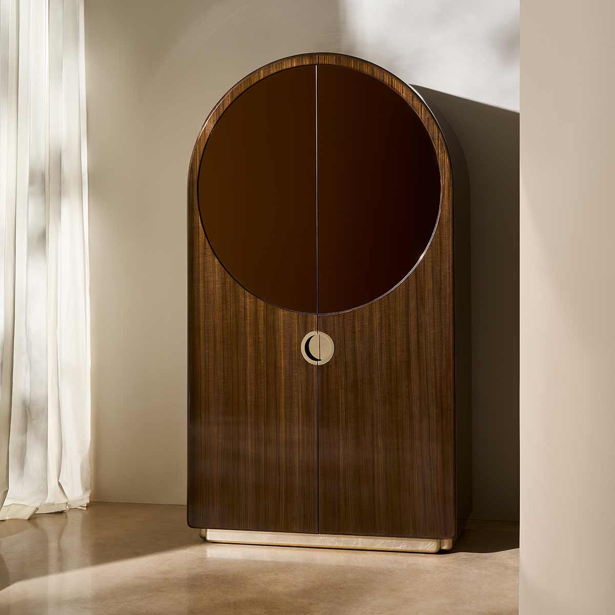 Gelee Armoire – Caramello | Caracole Fall 2024 Collection | Elegant Contemporary Luxury Exclusive Designer Furniture