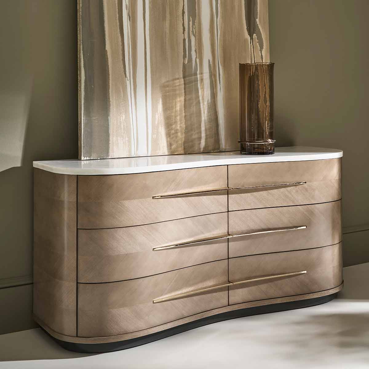 Roam Dresser | Caracole Spring 2025 | Elegant Contemporary Luxury Exclusive Designer Furniture
