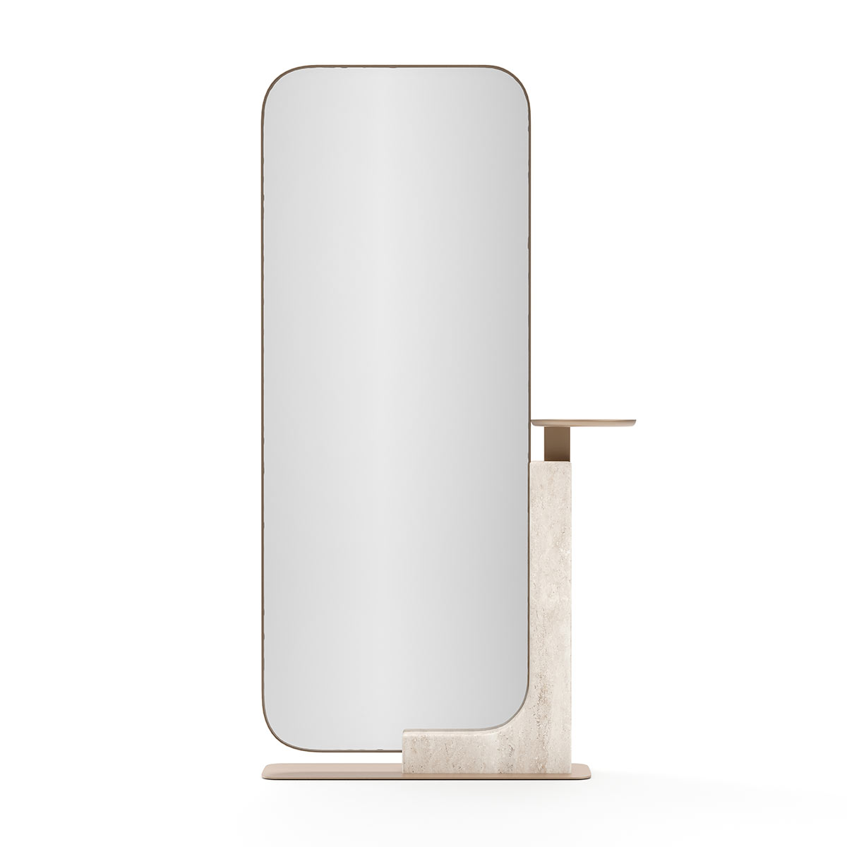 Overlap Floor Mirror | Caracole Spring 2025 Collection | Elegant Contemporary Luxury Exclusive Designer Furniture