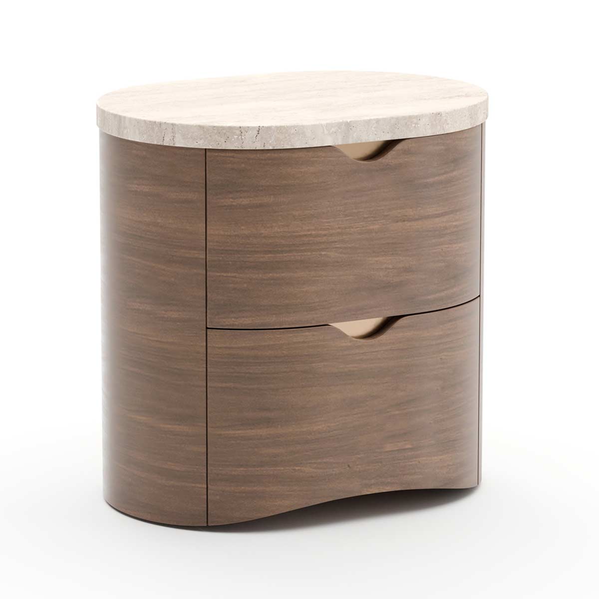 Fleur Nightstand – Small | Caracole Spring 2025 Collection | Elegant Contemporary Luxury Exclusive Designer Furniture