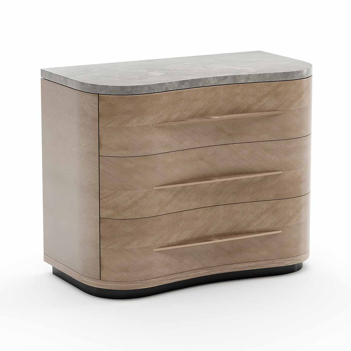 Nomadic Nightstand | Caracole Spring 2025 | Elegant Contemporary Luxury Exclusive Designer Furniture