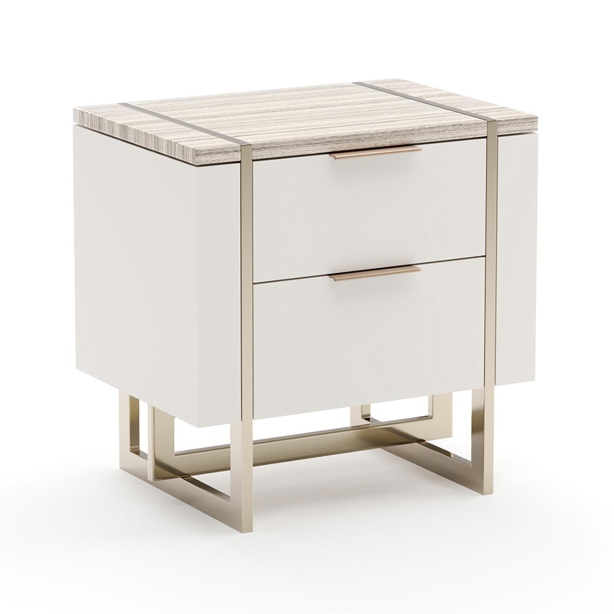 Wish You Were Here Nightstand | Caracole Spring 2025 Collection | Elegant Contemporary Luxury Exclusive Designer Furniture