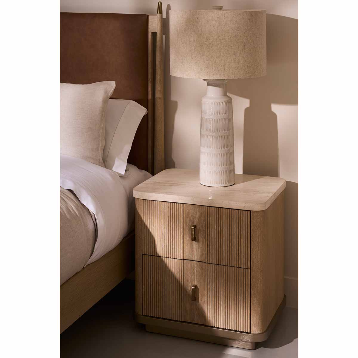 Rhythm Nightstand Light – Small | Caracole Spring 2025 Collection | Elegant Contemporary Luxury Exclusive Designer Furniture