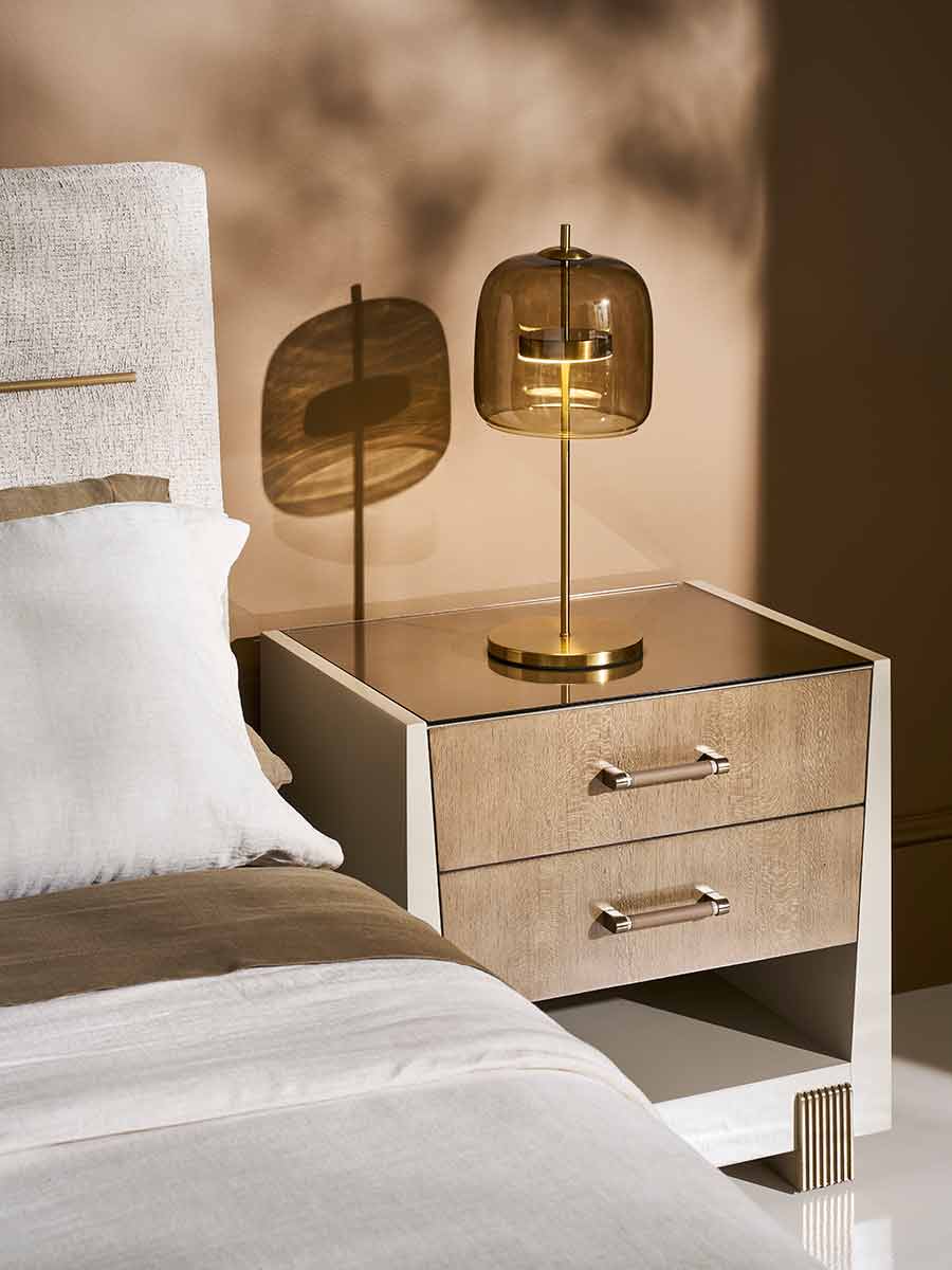 Counter Balance Nightstand | Caracole Spring 2025 Collection | Elegant Contemporary Luxury Exclusive Designer Furniture
