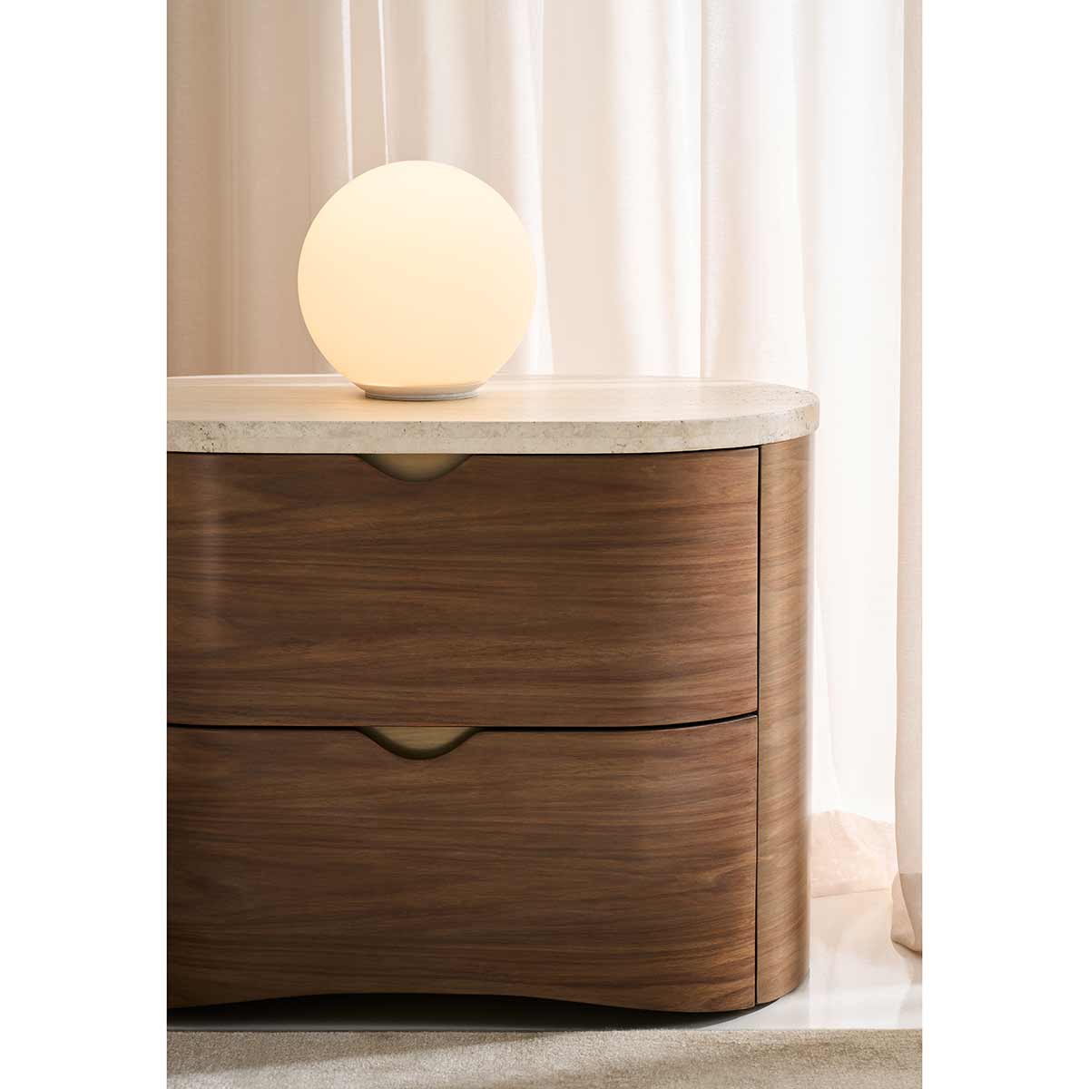 Fleur Nightstand – Large | Caracole Spring 2025 Collection | Elegant Contemporary Luxury Exclusive Designer Furniture