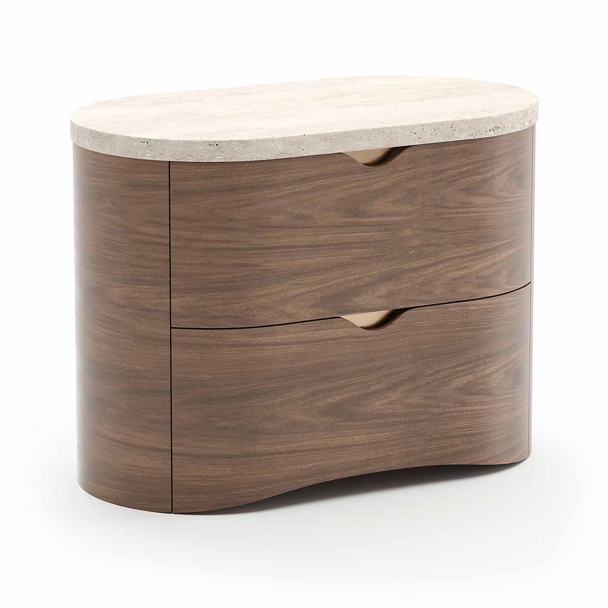 Fleur Nightstand – Large | Caracole Spring 2025 Collection | Elegant Contemporary Luxury Exclusive Designer Furniture