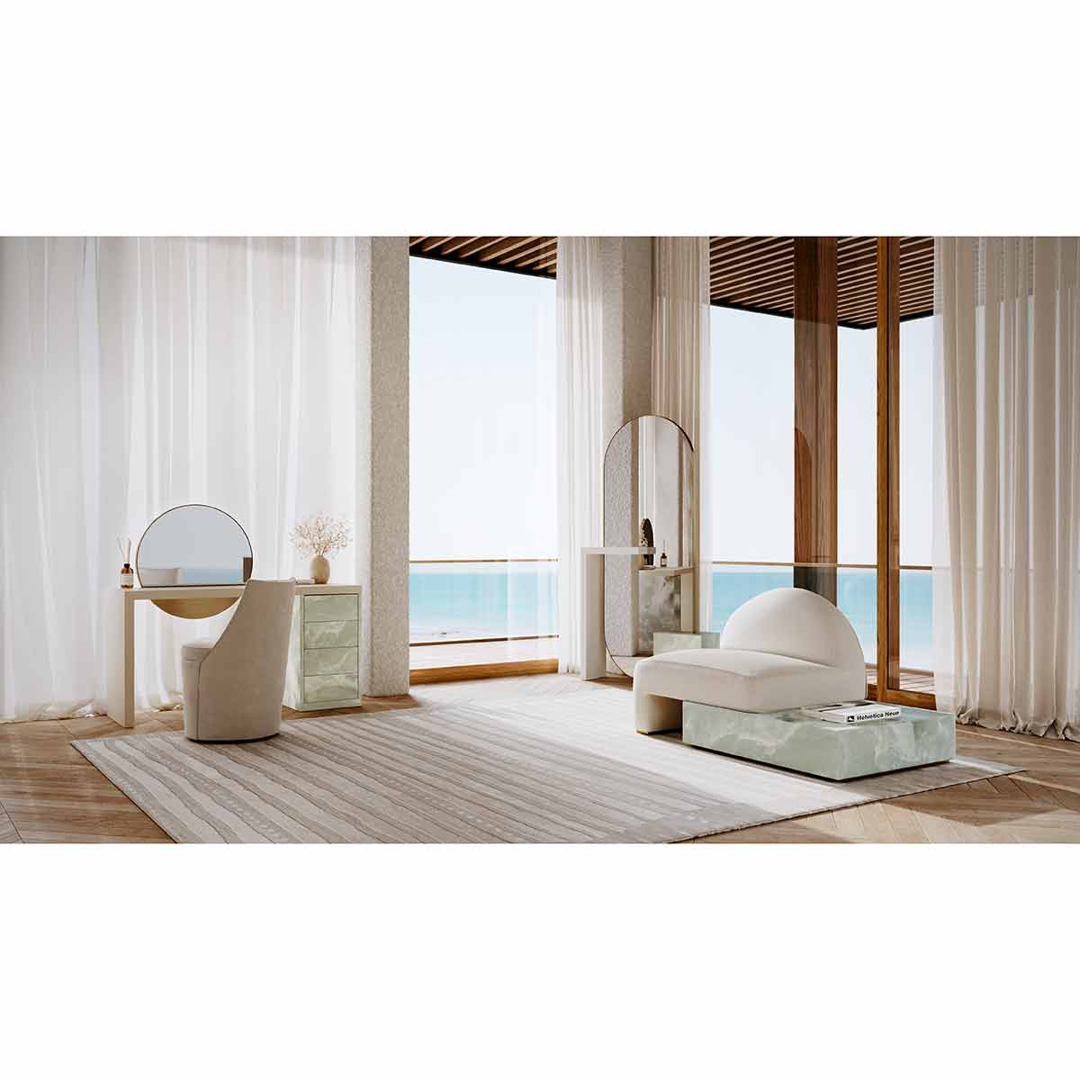 Monaco Vanity | Caracole Spring 2025 | Elegant Contemporary Luxury Exclusive Designer Furniture