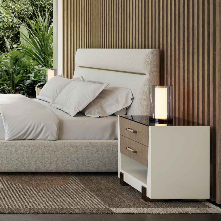 Counter Balance Bed | Caracole Spring 2025 Collection | Elegant Contemporary Luxury Exclusive Designer Furniture