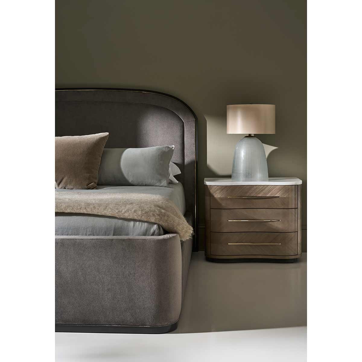 Wanderlust Bed | Caracole Spring 2025 | Elegant Contemporary Luxury Exclusive Designer Furniture