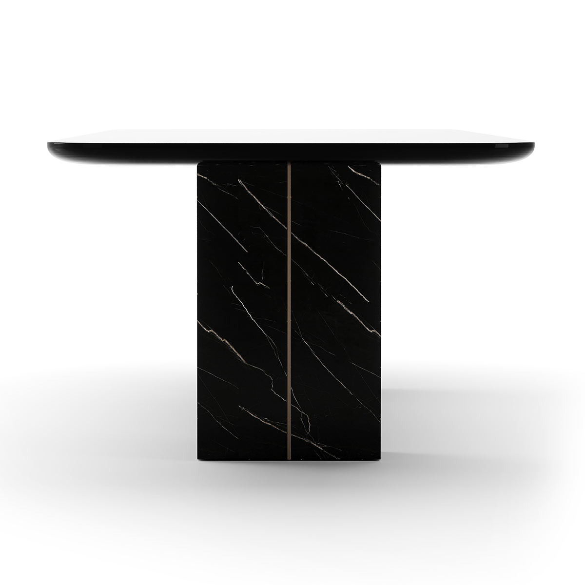 Overlap Dining Table Dark - Image 9
