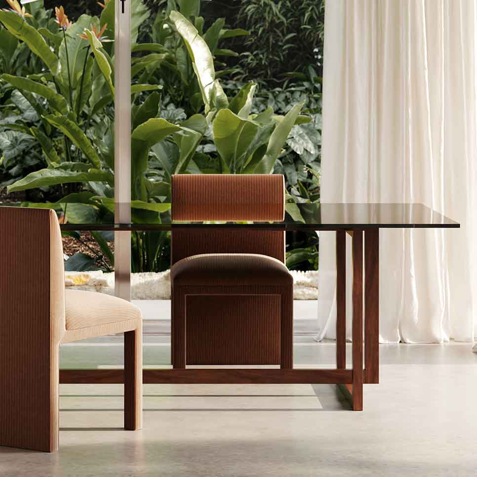 Wish You Were Here Dining Table | Caracole Spring 2025 Collection | Elegant Contemporary Luxury Exclusive Designer Furniture