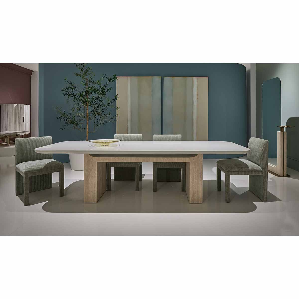 Overlap Dining Table Light | Caracole Spring 2025 Collection | Elegant Contemporary Luxury Exclusive Designer Furniture