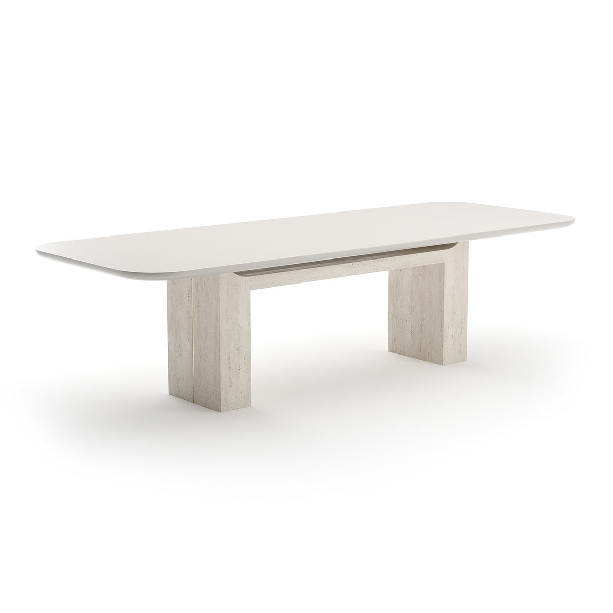 Overlap Dining Table Light | Caracole Spring 2025 Collection | Elegant Contemporary Luxury Exclusive Designer Furniture