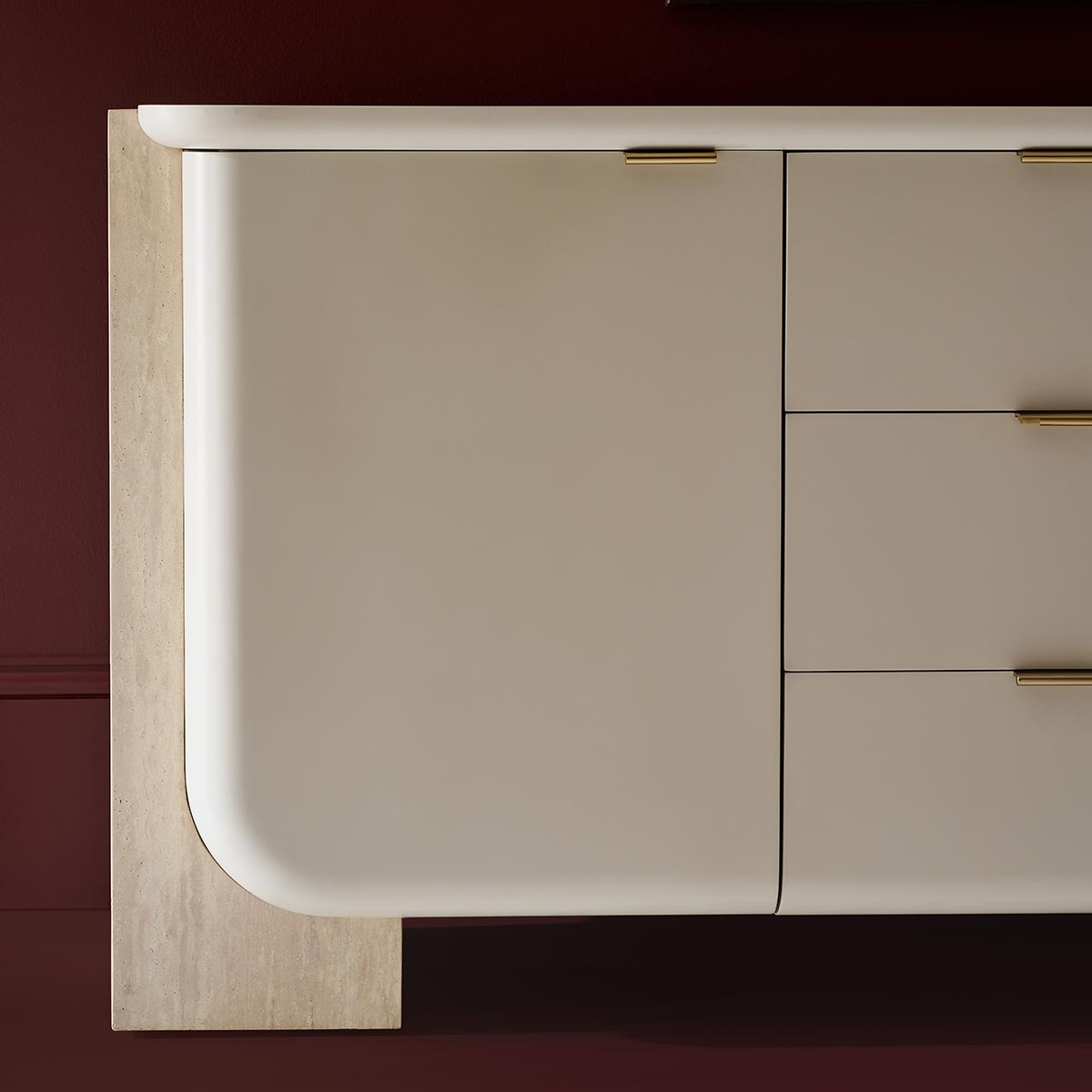 Overlap Sideboard Light | Caracole Spring 2025 Collection | Elegant Contemporary Luxury Exclusive Designer Furniture