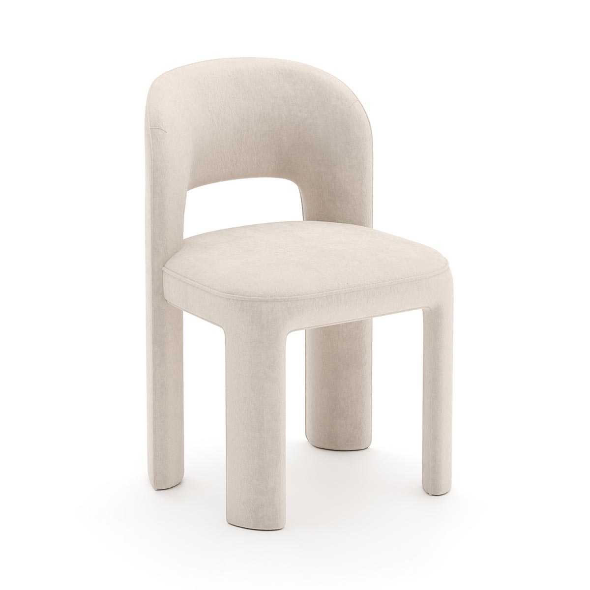 Overlap Dining Side Chair | Caracole Spring 2025 Collection | Elegant Contemporary Luxury Exclusive Designer Furniture