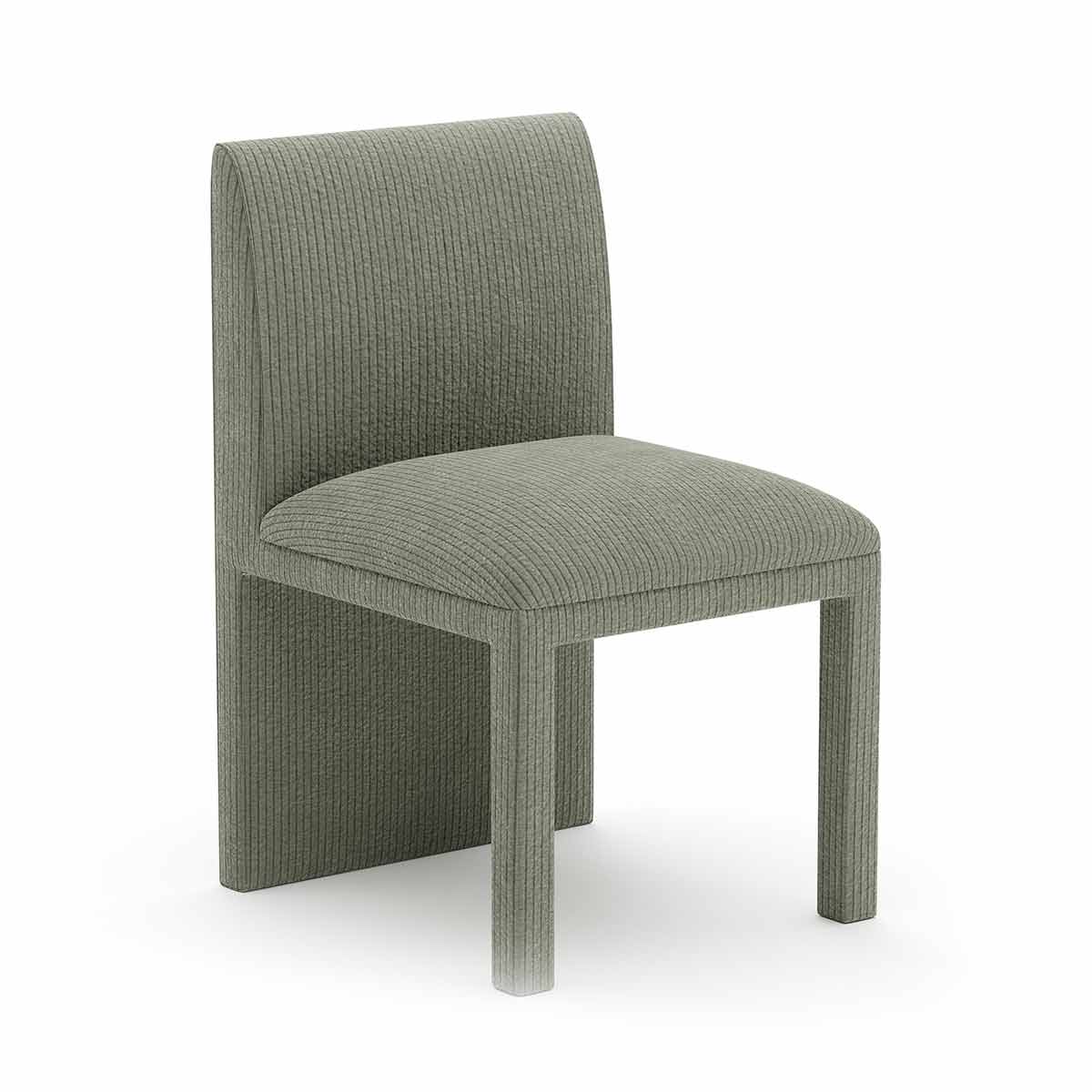 Precipice Dining Chair – Eucalyptus | Caracole Spring 2025 Collection | Elegant Contemporary Luxury Exclusive Designer Furniture