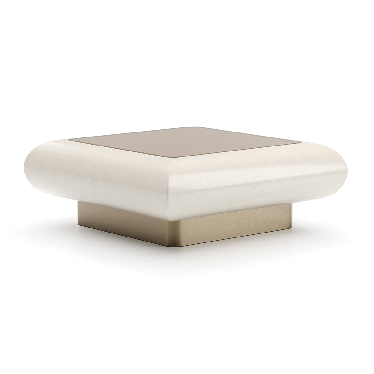 Seta Square Cocktail Table | Caracole Spring 2025 Collection | Elegant Contemporary Luxury Exclusive Designer Furniture