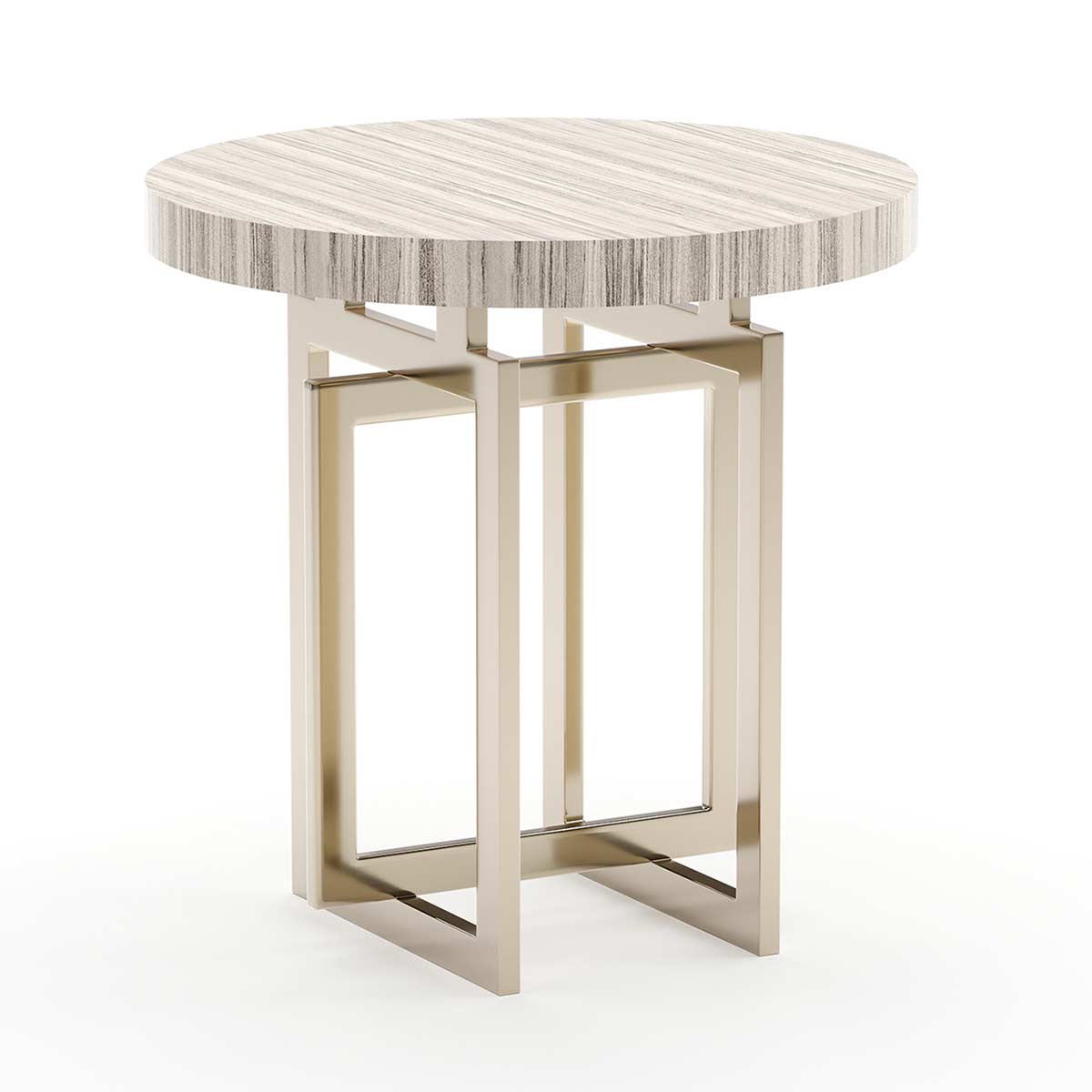 Wish You Were Here Side Table | Caracole Spring 2025 | Elegant Contemporary Luxury Exclusive Designer Furniture
