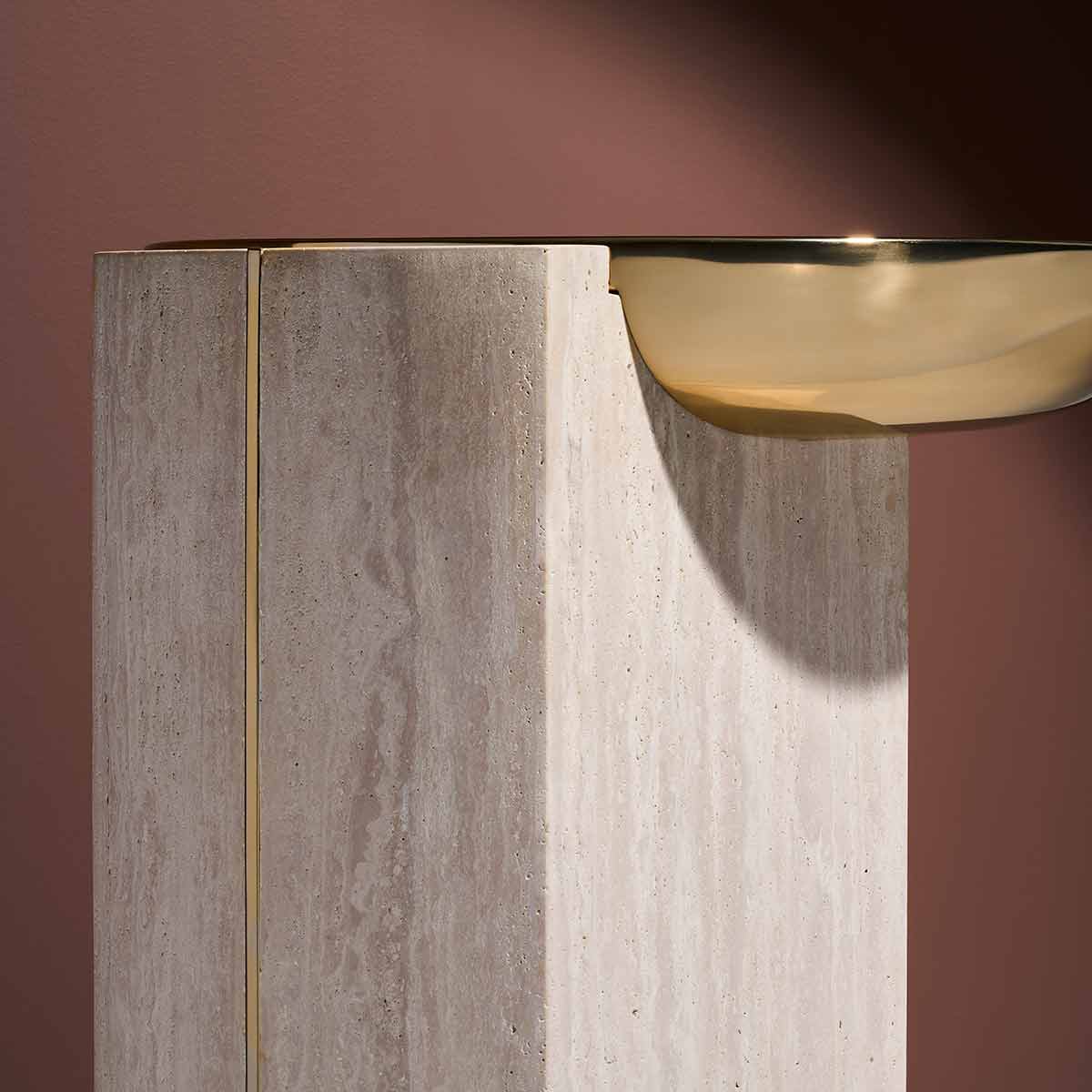 Overlap Round Side Table | Caracole Spring 2025 Collection | Elegant Contemporary Luxury Exclusive Designer Furniture