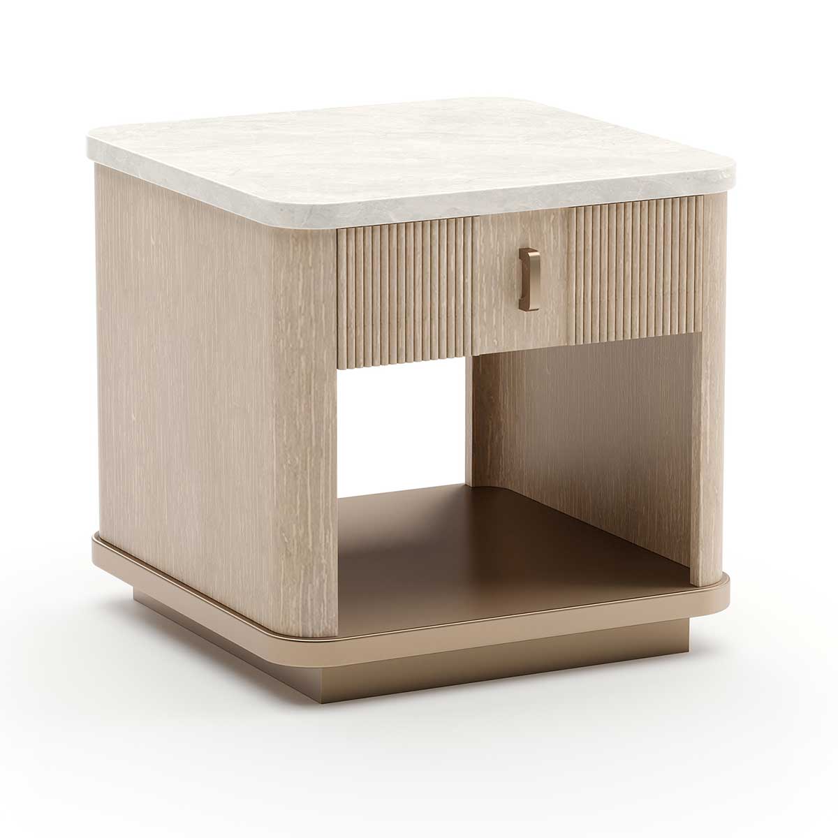 Rhythm Side Table | Caracole Spring 2025 Collection | Elegant Contemporary Luxury Exclusive Designer Furniture