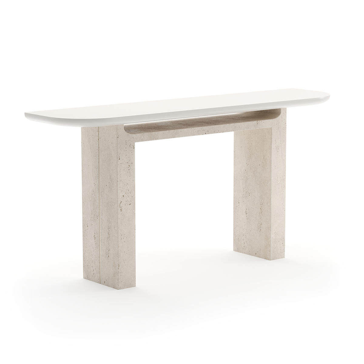 Overlap Console | Caracole Spring 2025 Collection | Elegant Contemporary Luxury Exclusive Designer Furniture