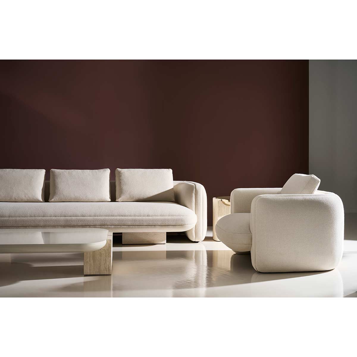 Overlap Sofa | Caracole Spring 2025 Collection | Elegant Contemporary Luxury Exclusive Designer Furniture