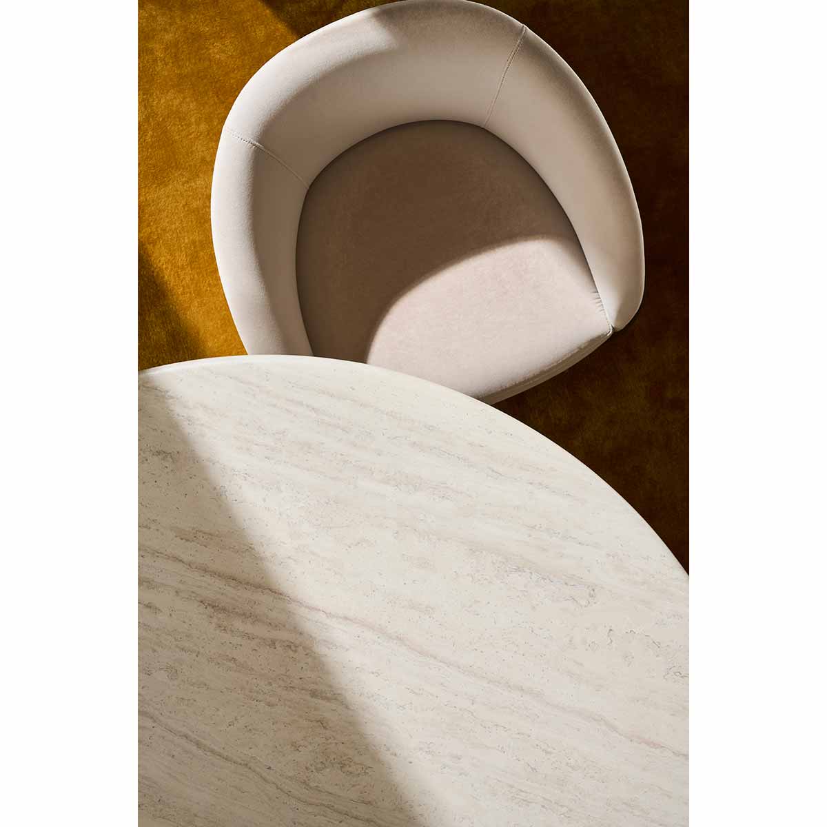 Fleur Dining Chair | Caracole Spring 2025 Collection | Elegant Contemporary Luxury Exclusive Designer Furniture