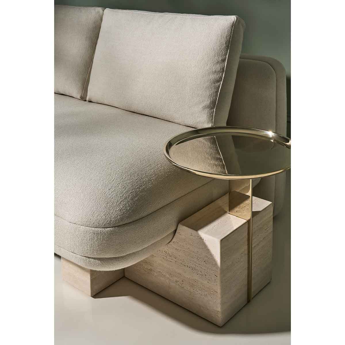 Overlap Sectional – Accent Table Light | Caracole Spring 2025 Collection | Elegant Contemporary Luxury Exclusive Designer Furniture