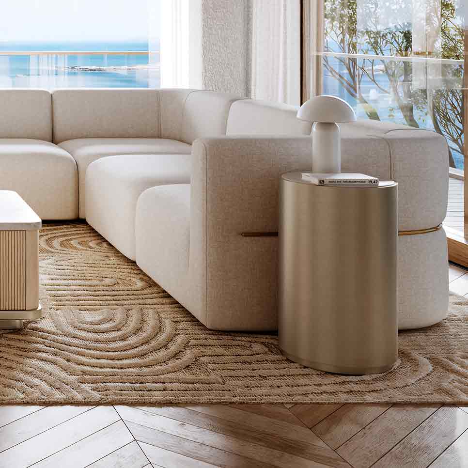 Rhythm Sectional Sofa | Caracole Spring 2025 Collection | Elegant Contemporary Luxury Exclusive Designer Furniture