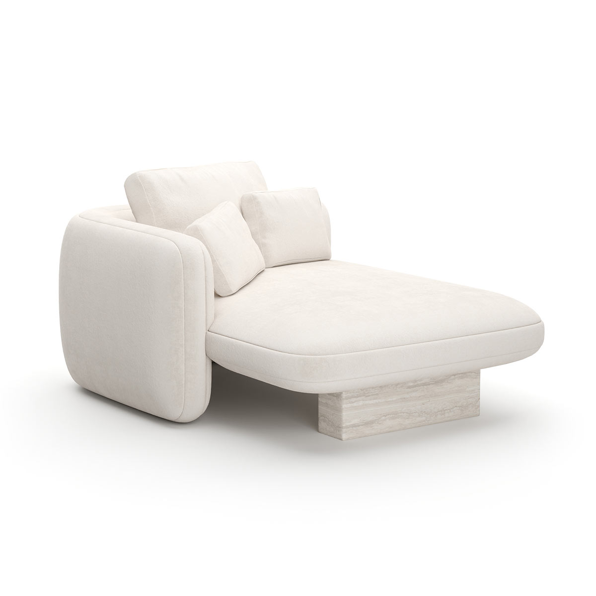 Overlap Sectional Sofa Ecru Linen | Caracole Spring 2025 Collection | Elegant Contemporary Luxury Exclusive Designer Furniture